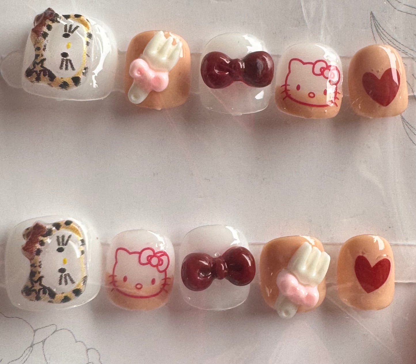 SALE! One of a kind $10 BABY Press-on Nails