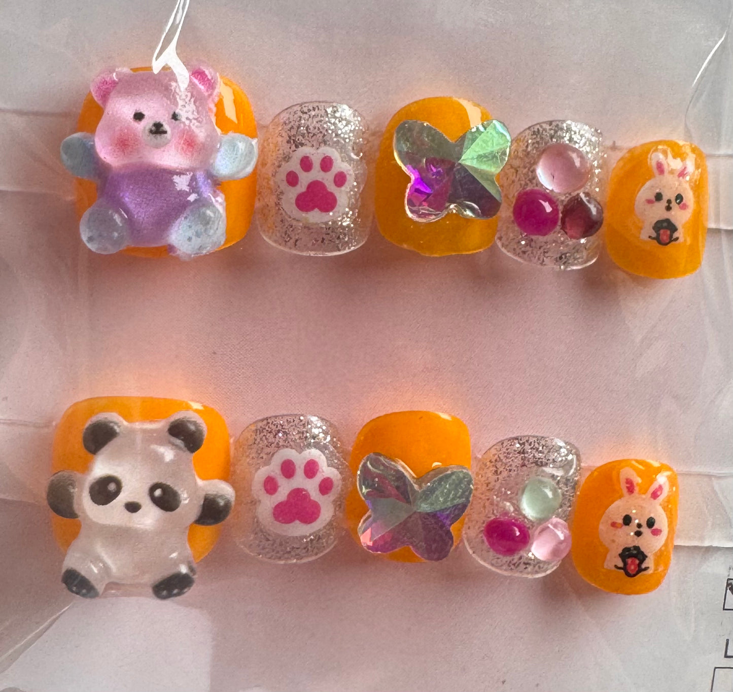 SALE! One of a kind $10 BABY Press-on Nails