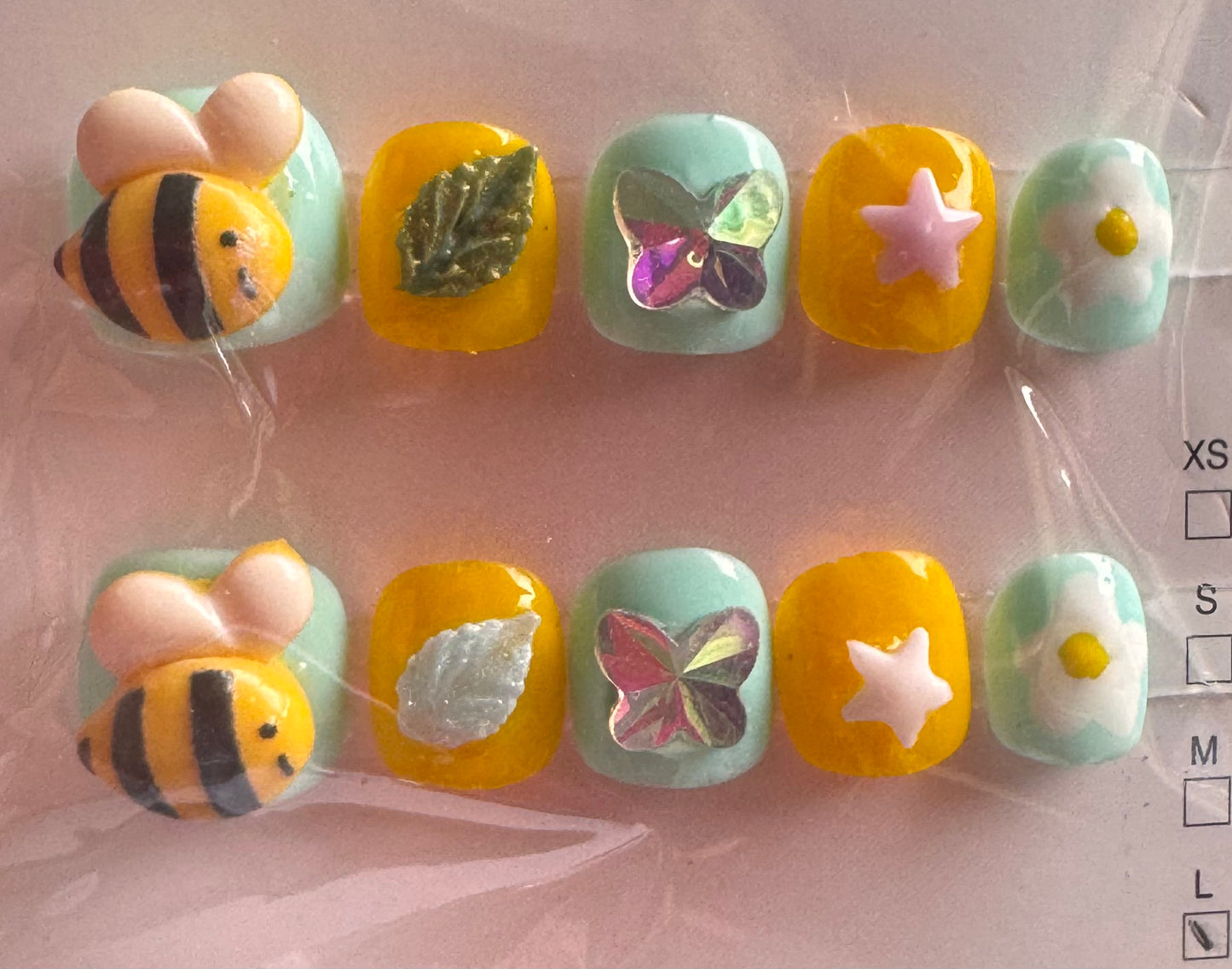 SALE! One of a kind $10 BABY Press-on Nails