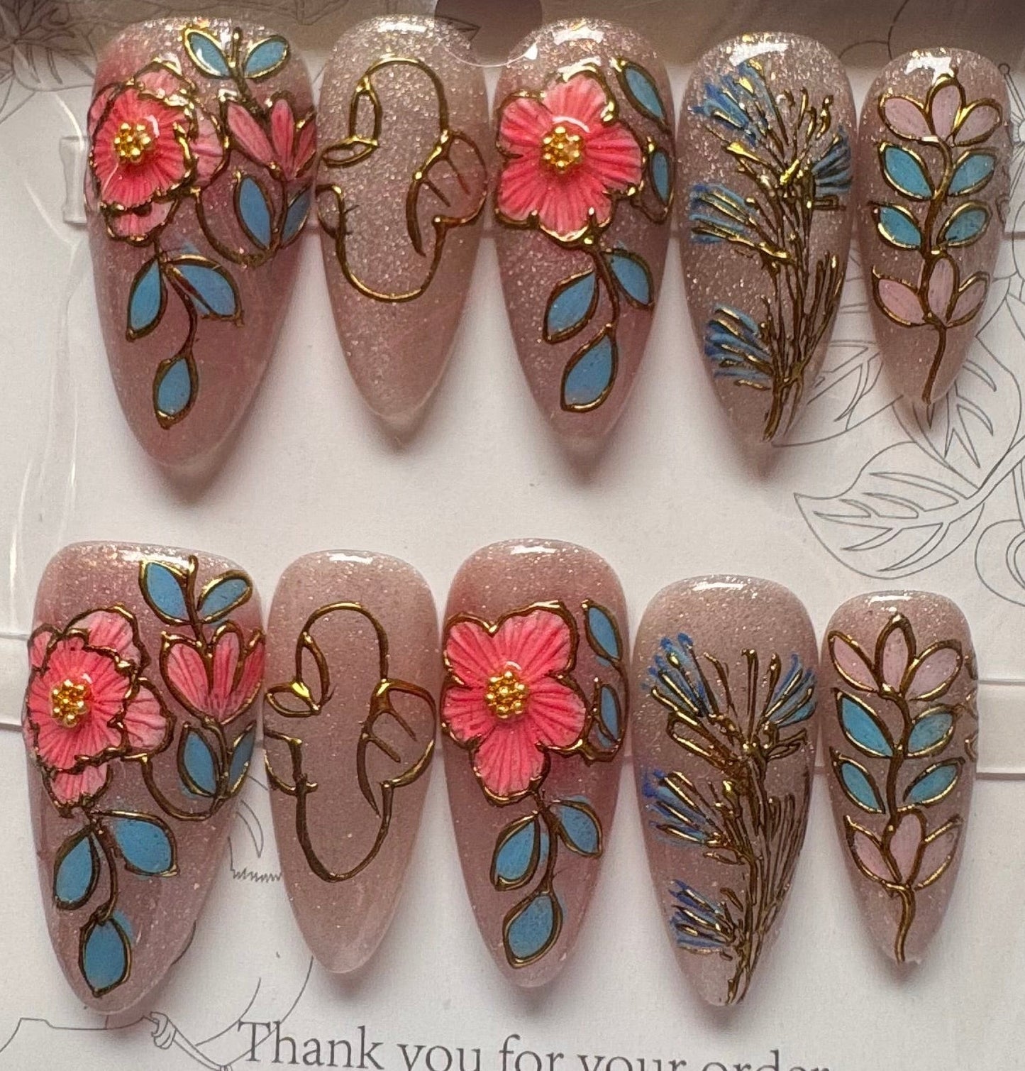 SALE! One of a kind Press-on nails