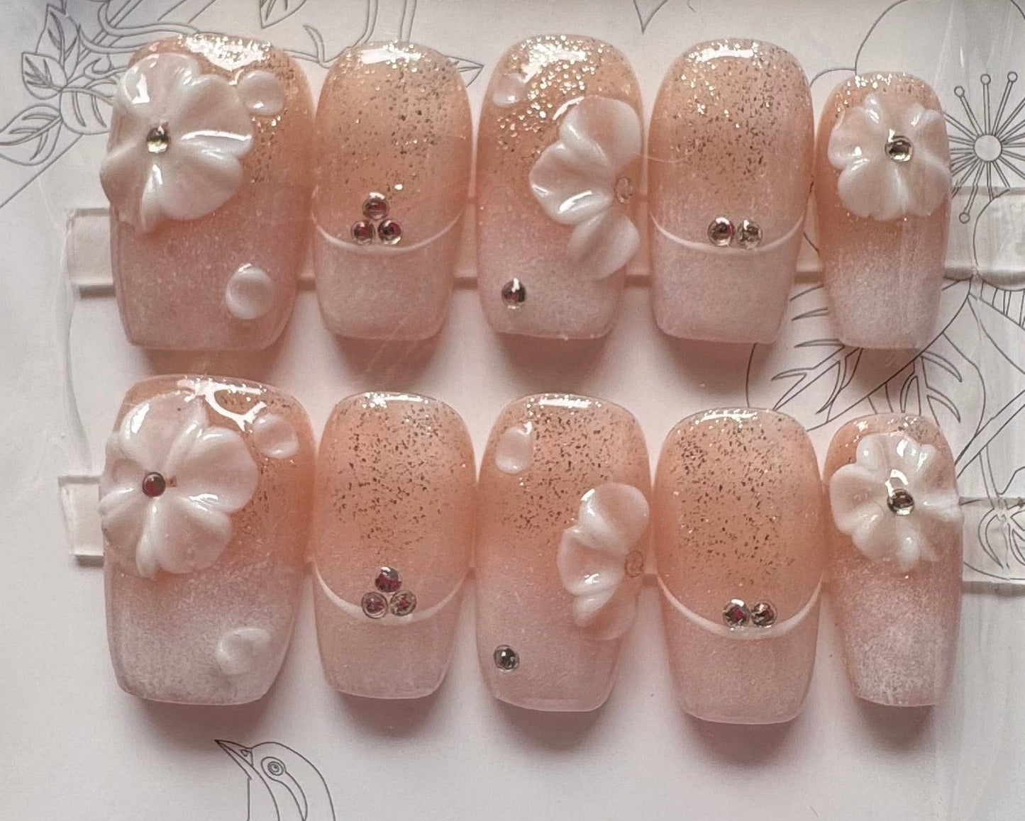 SALE! One of a kind Press-on nails