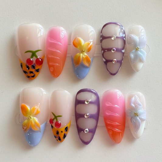 SALE! One of a kind Press-on nails