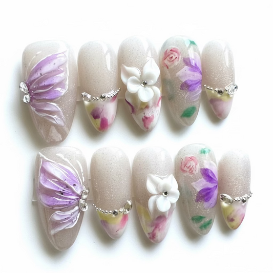 SALE! One of a kind Press-on nails