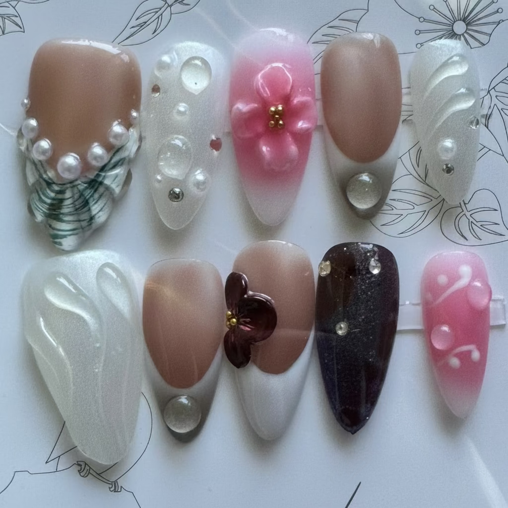 SALE! One of a kind Press-on nails
