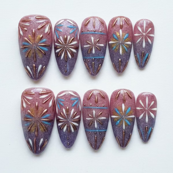 SALE! One of a kind Press-on nails