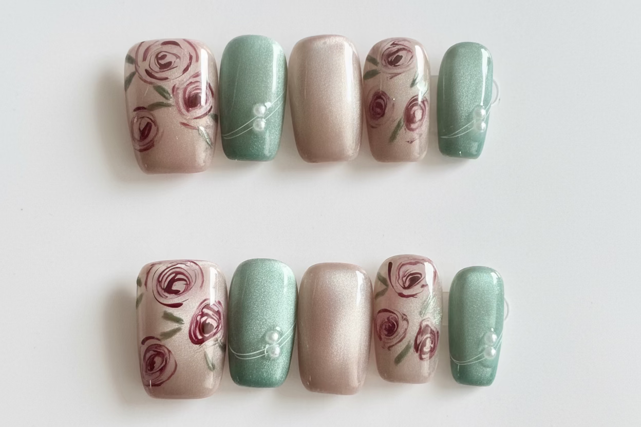 SALE! One of a kind Press-on Nails 1