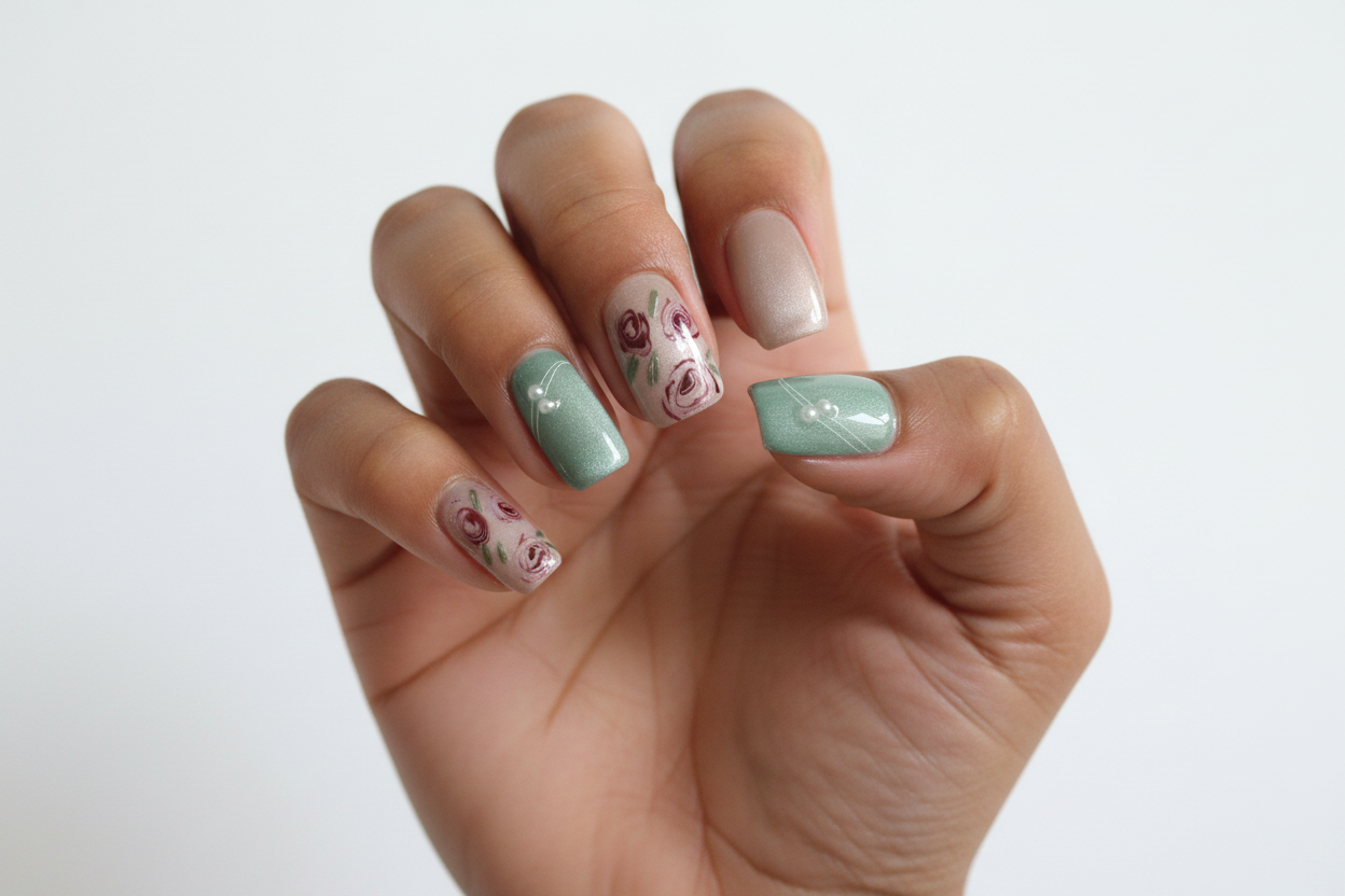 SALE! One of a kind Press-on Nails 1