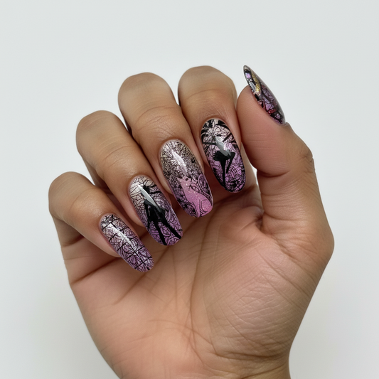 SALE! One of a kind Press-on Nails 003