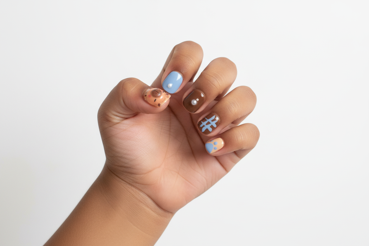 SALE! One of a kind  $10  BABY Press-on Nails