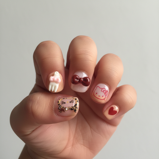 SALE! One of a kind  $10  BABY Press-on Nails