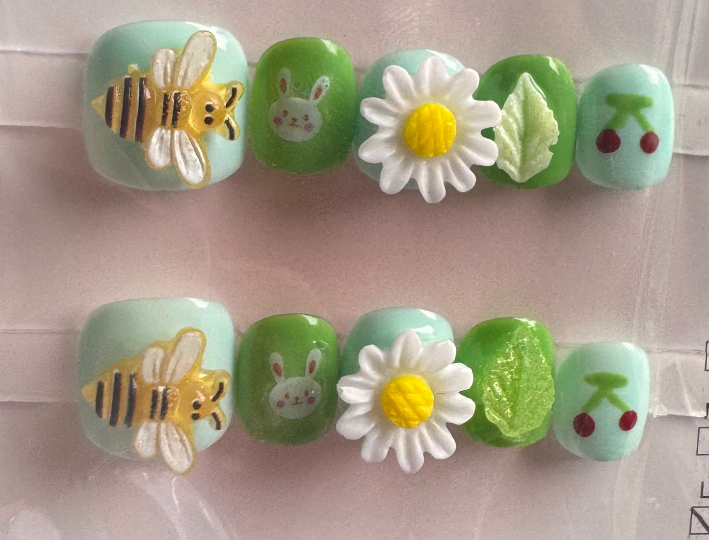 SALE! One of a kind  $10  BABY Press-on Nails