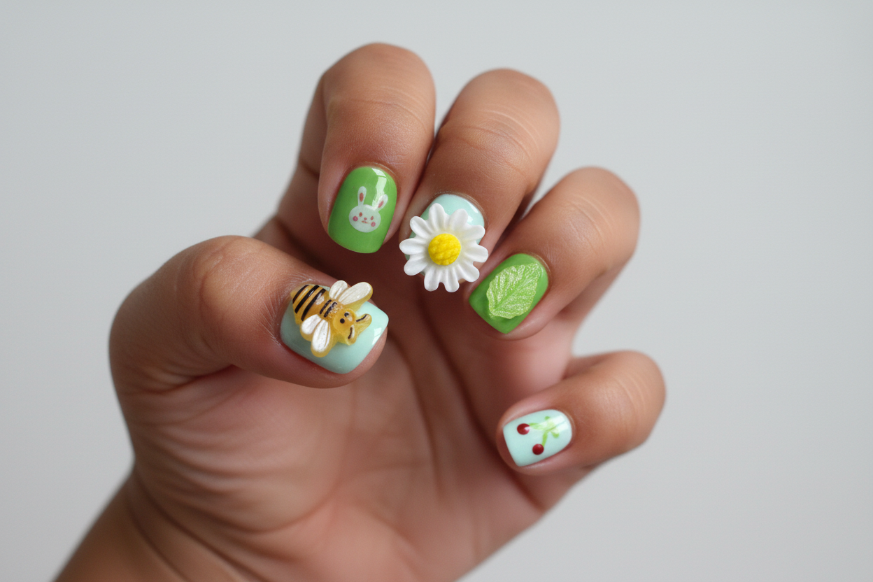 SALE! One of a kind  $10  BABY Press-on Nails