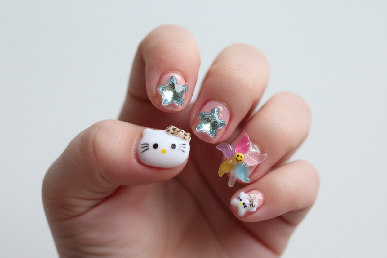 SALE! One of a kind  $10  BABY Press-on Nails