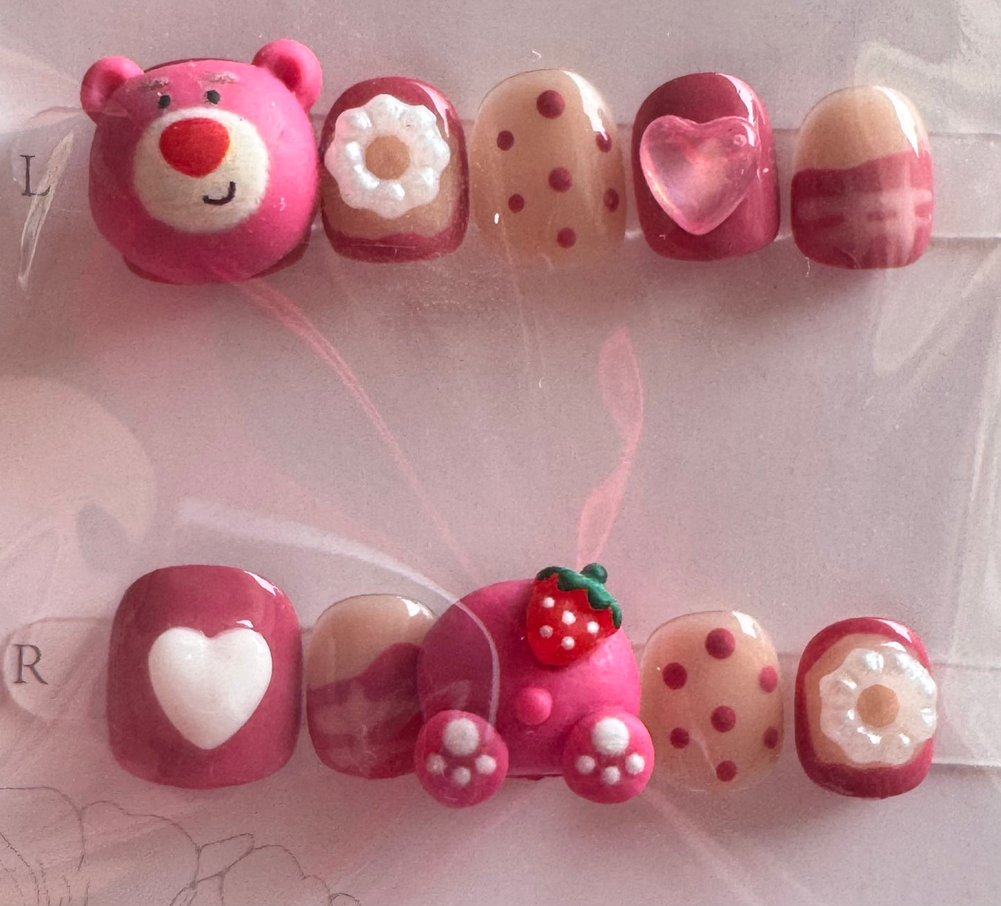 SALE! One of a kind  $10  BABY Press-on Nails