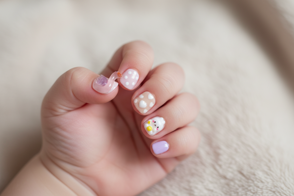 SALE! One of a kind  $10  BABY Press-on Nails