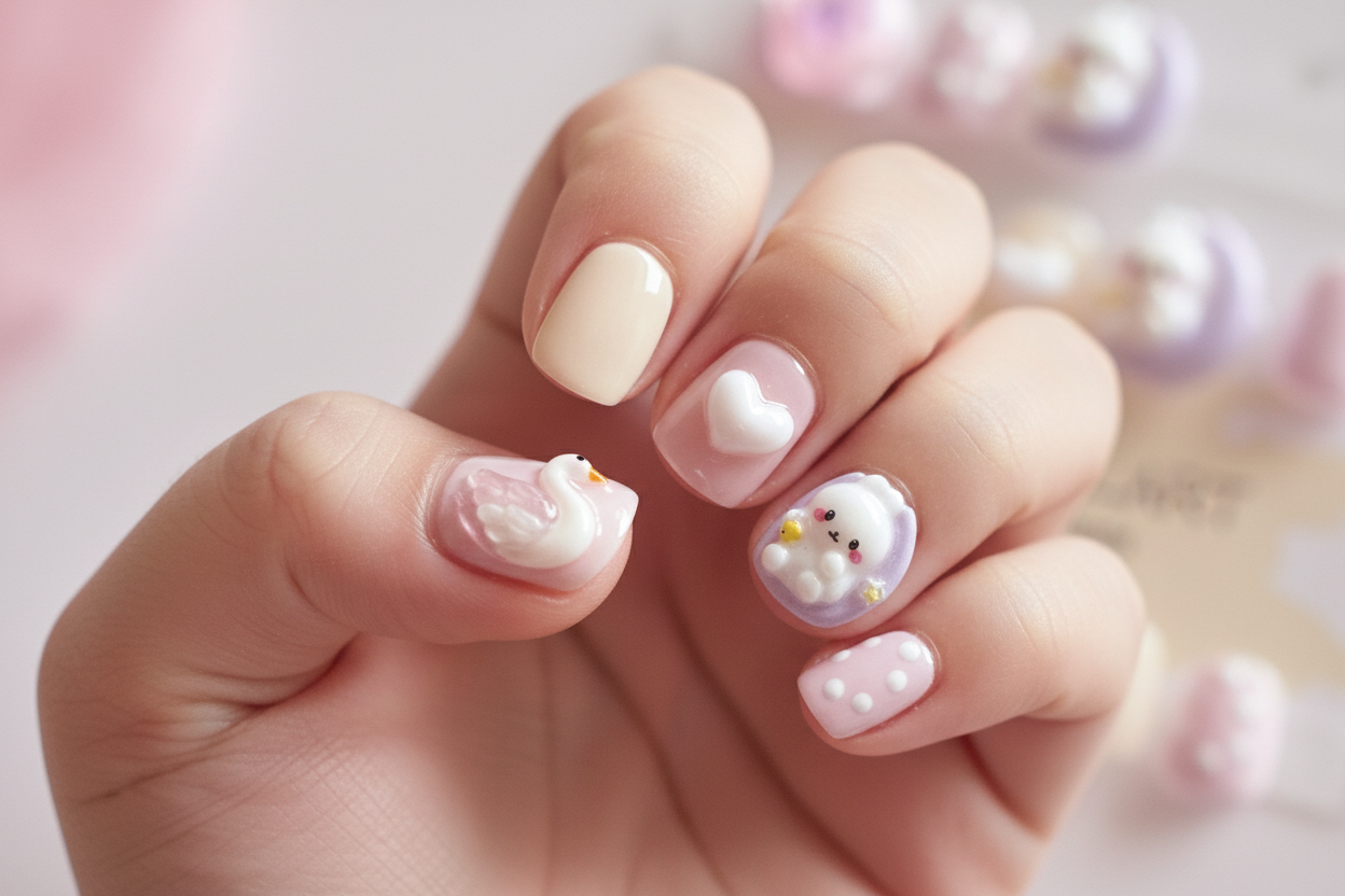 SALE! One of a kind  $10  BABY Press-on Nails
