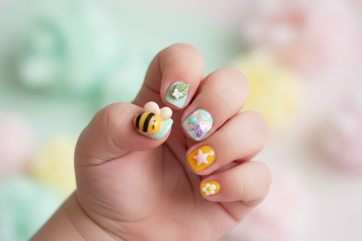 SALE! One of a kind  $10  BABY Press-on Nails