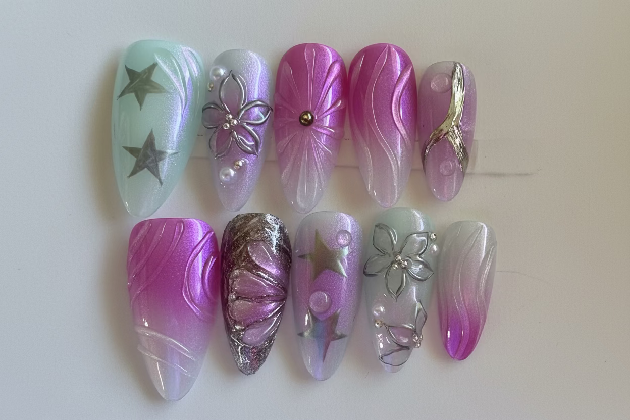 SALE! One of a kind Press-on nails