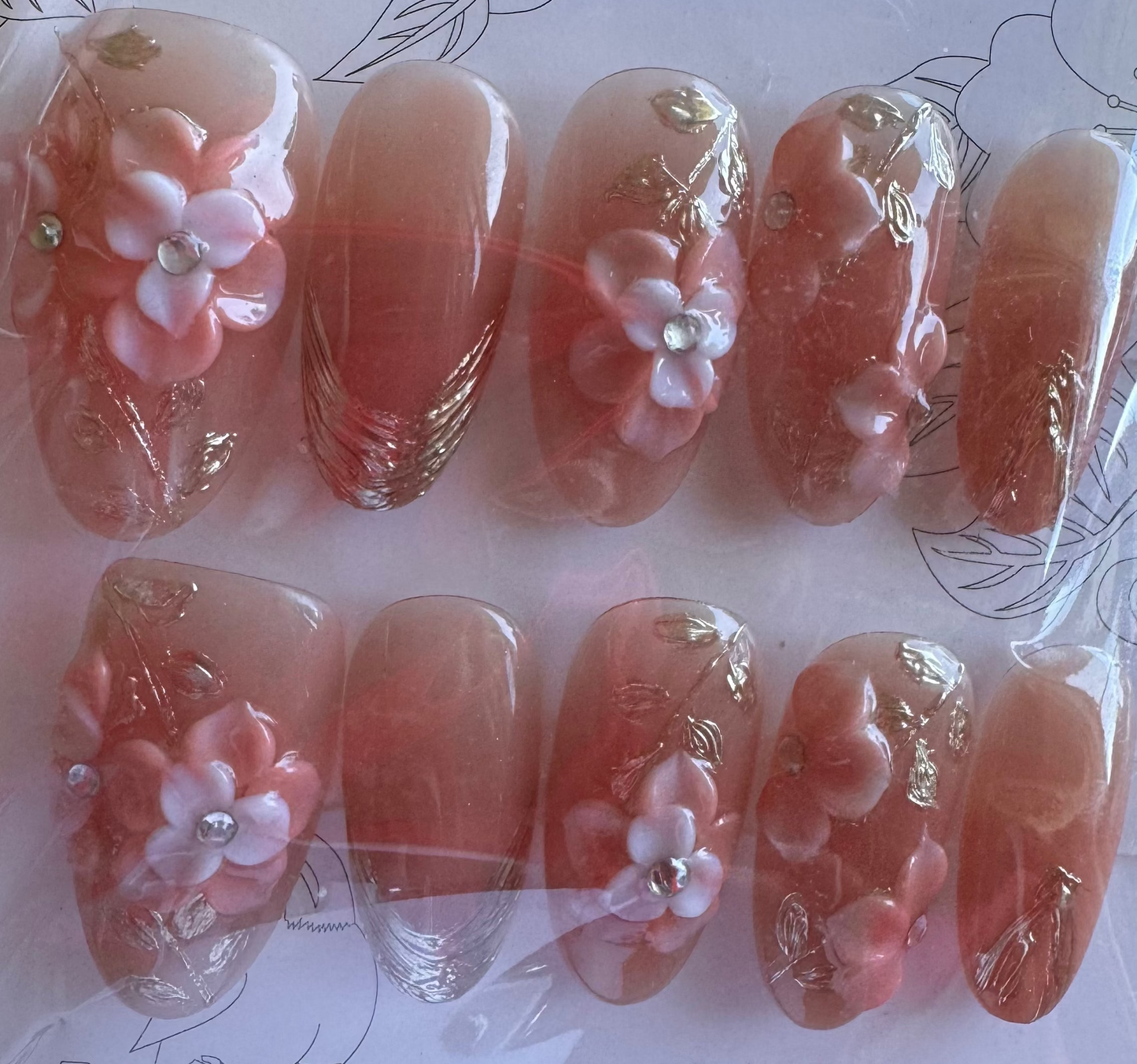 SALE! One of a kind Press-on nails