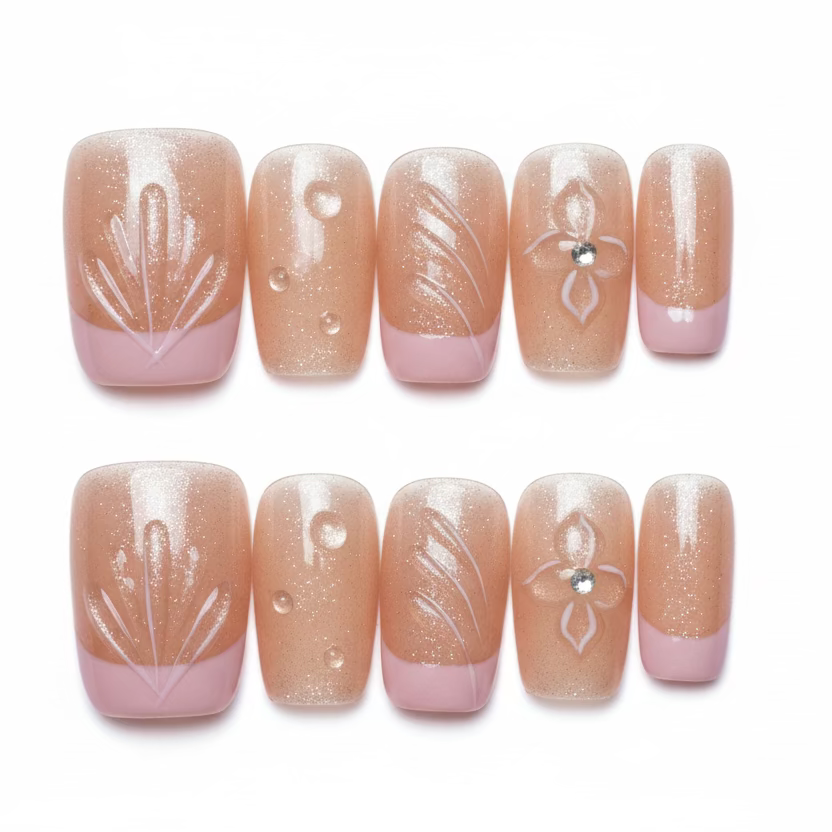 SALE! One of a kind Press-on nails 001