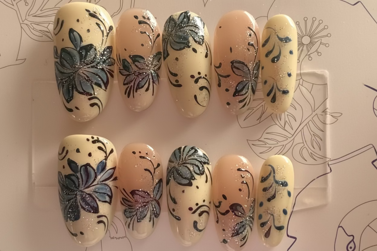SALE! One of a kind Press-on nails